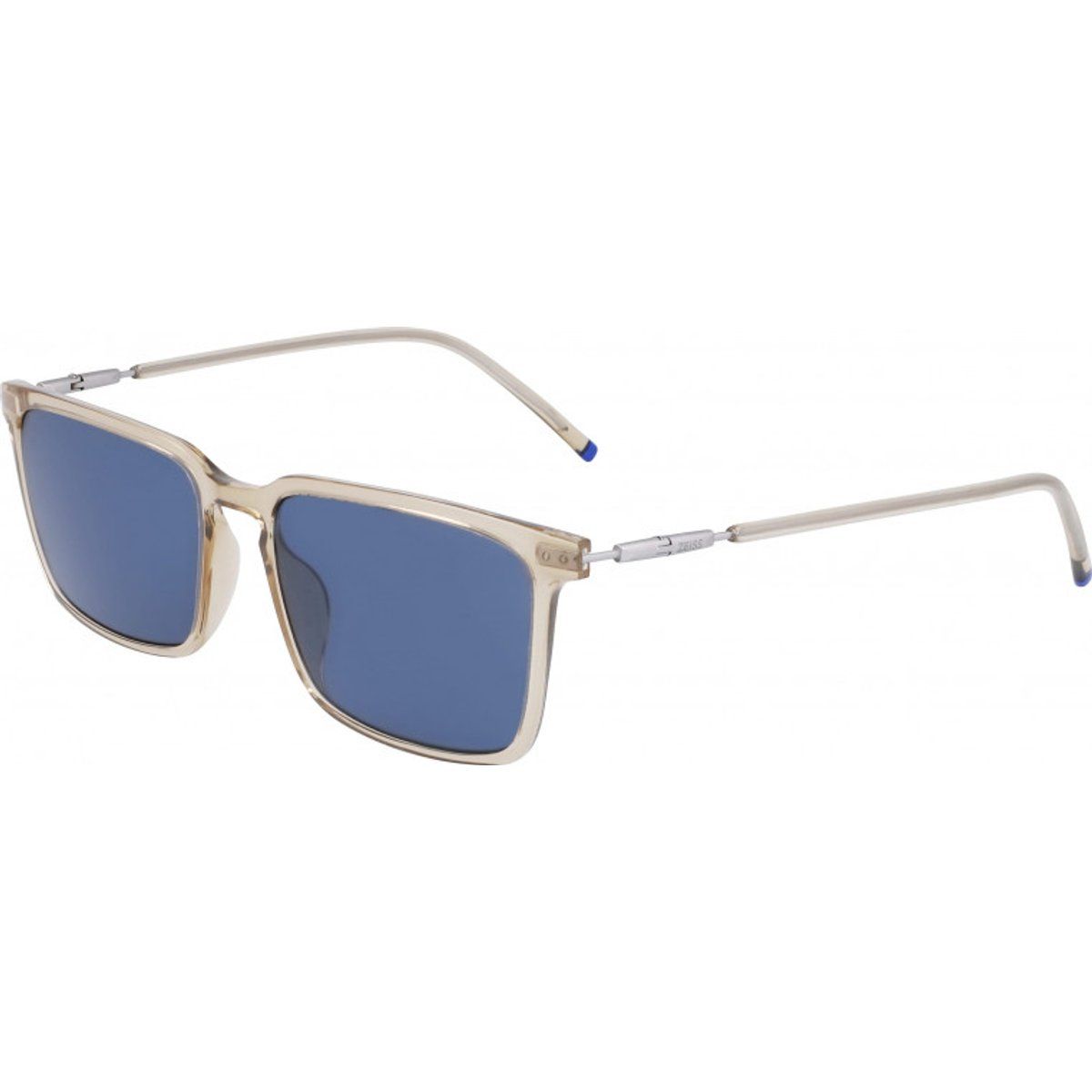 Rechteckige Sonnenbrille mit Metallbügeln