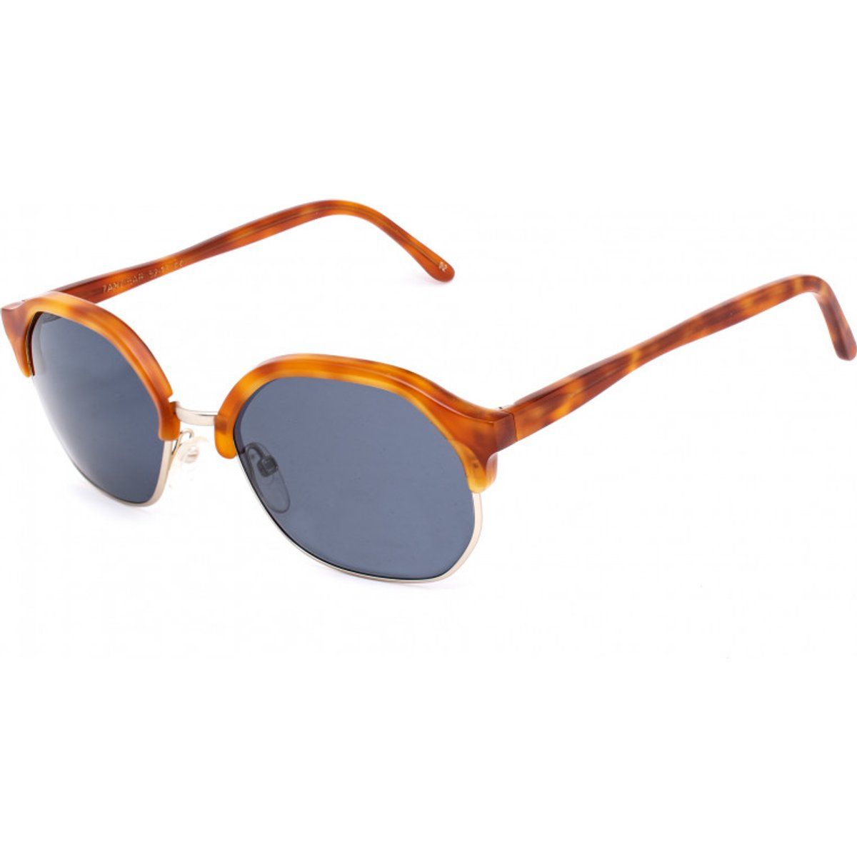 Ovale Halbrand-Sonnenbrille