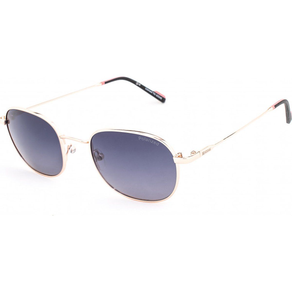 Klassische ovale Sonnenbrille mit Goldrahmen