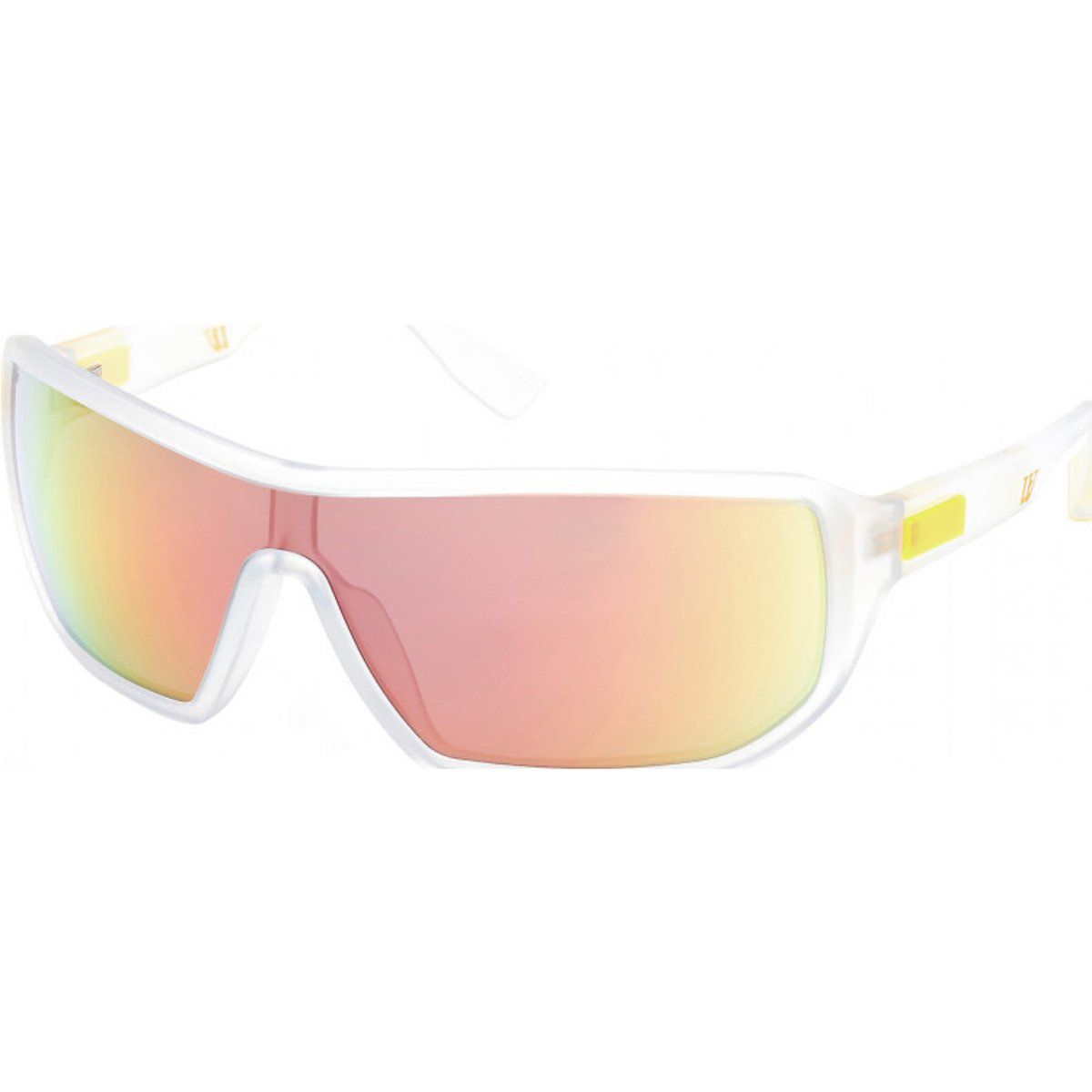 Sportliche Shield-Sonnenbrille mit verspiegelten Gläsern