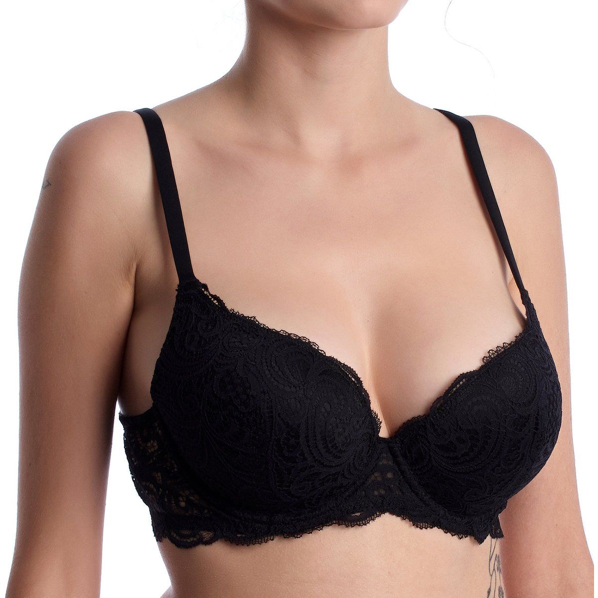 Damen Balconette BH mit Spitze