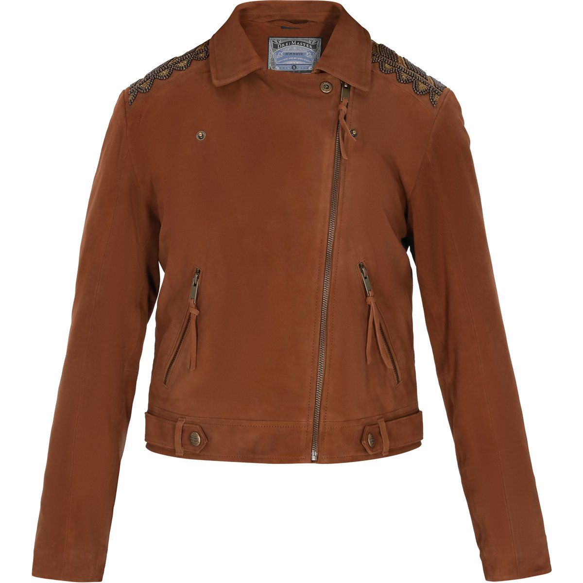 Dreimaster Jacke Frauen Cognac