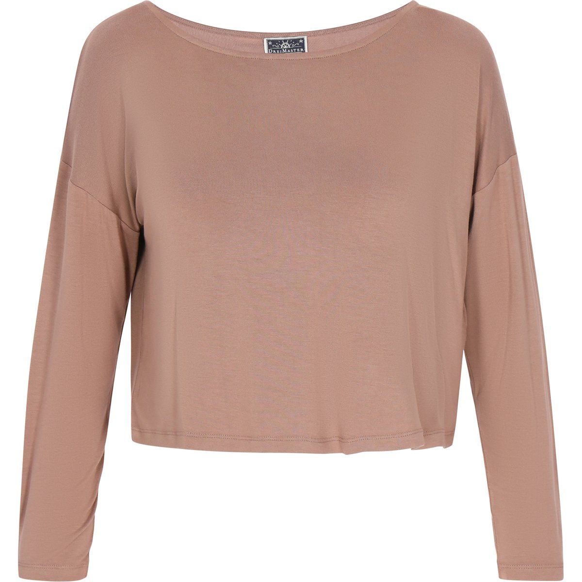 Lässiges Langarm Strickoberteil