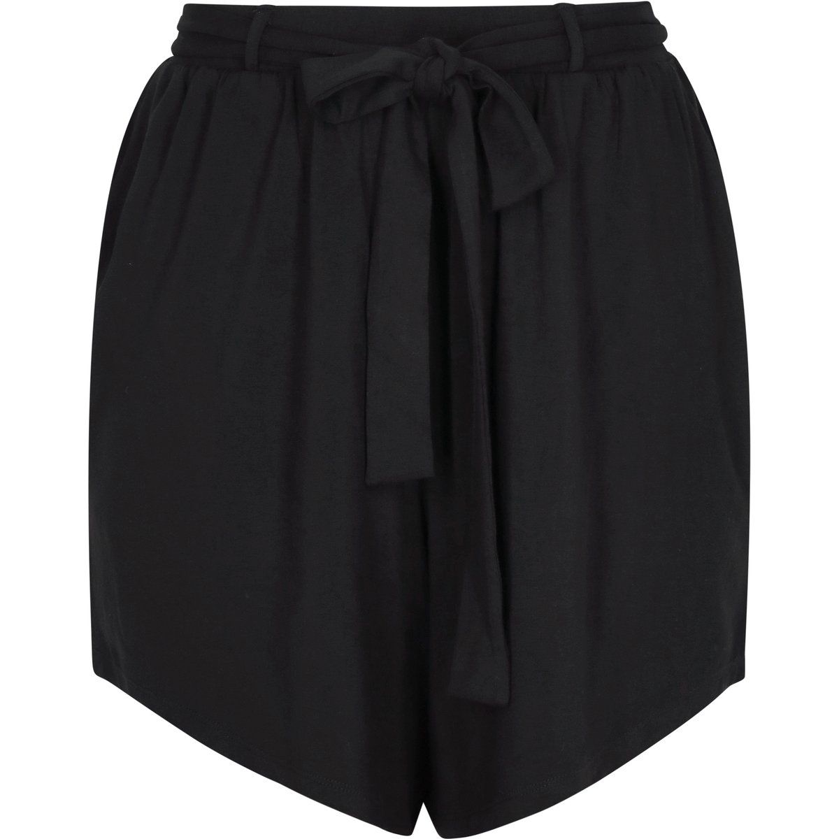 Shorts mit Bindegürtel und lockerer Passform