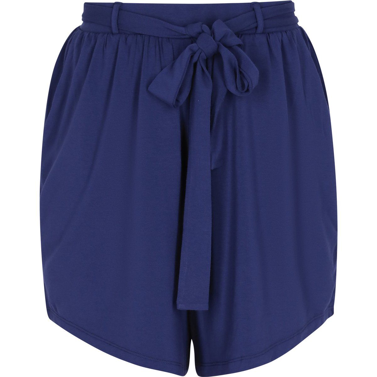 Shorts mit Bindegürtel und lockerer Passform