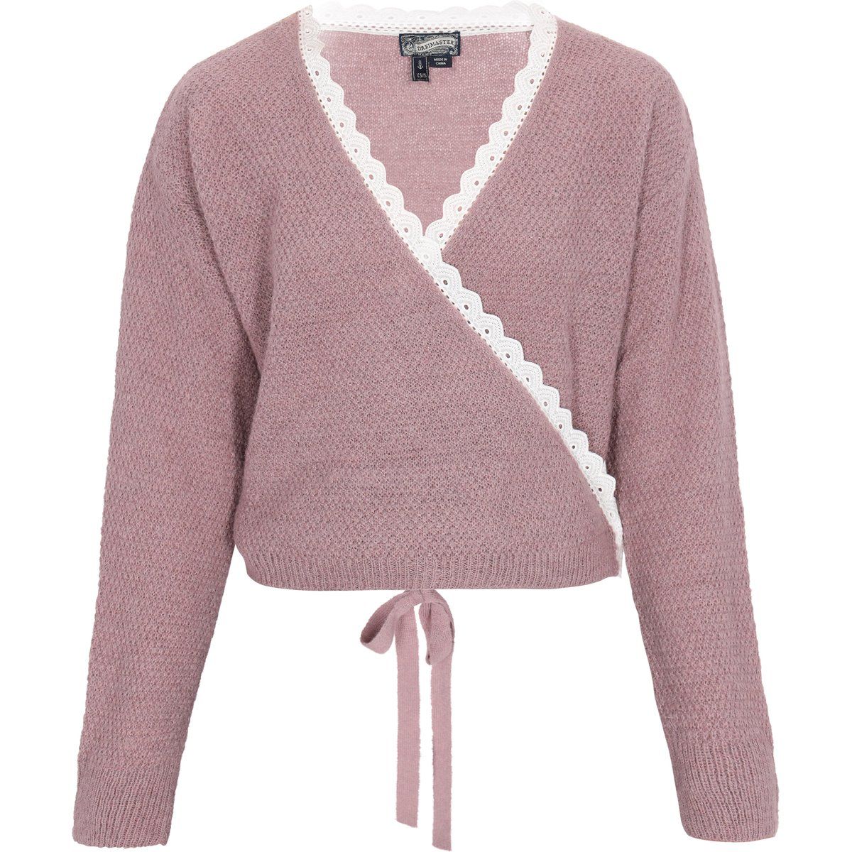 Dreimaster Strickjacke Frauen Vintage-Rose