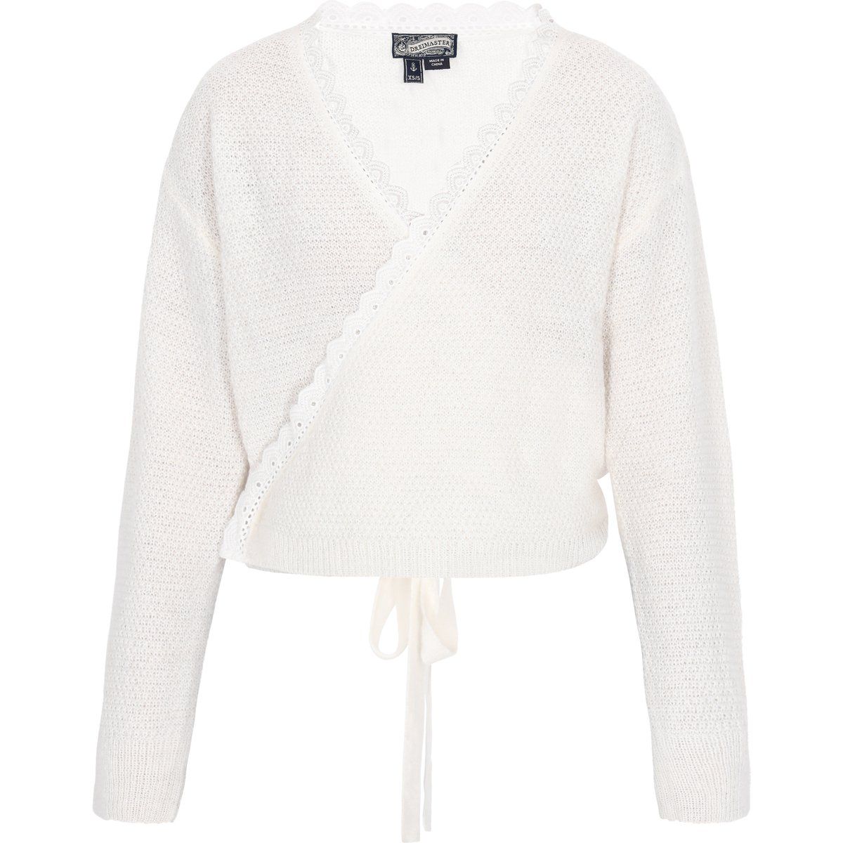 Dreimaster Strickjacke Frauen cremefarben