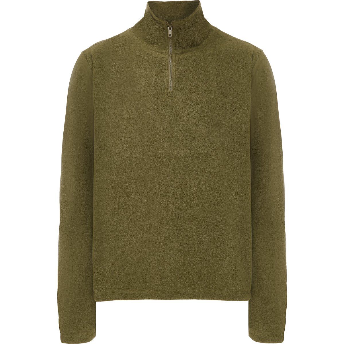Herren Fleece-Pullover mit Reißverschlusskragen