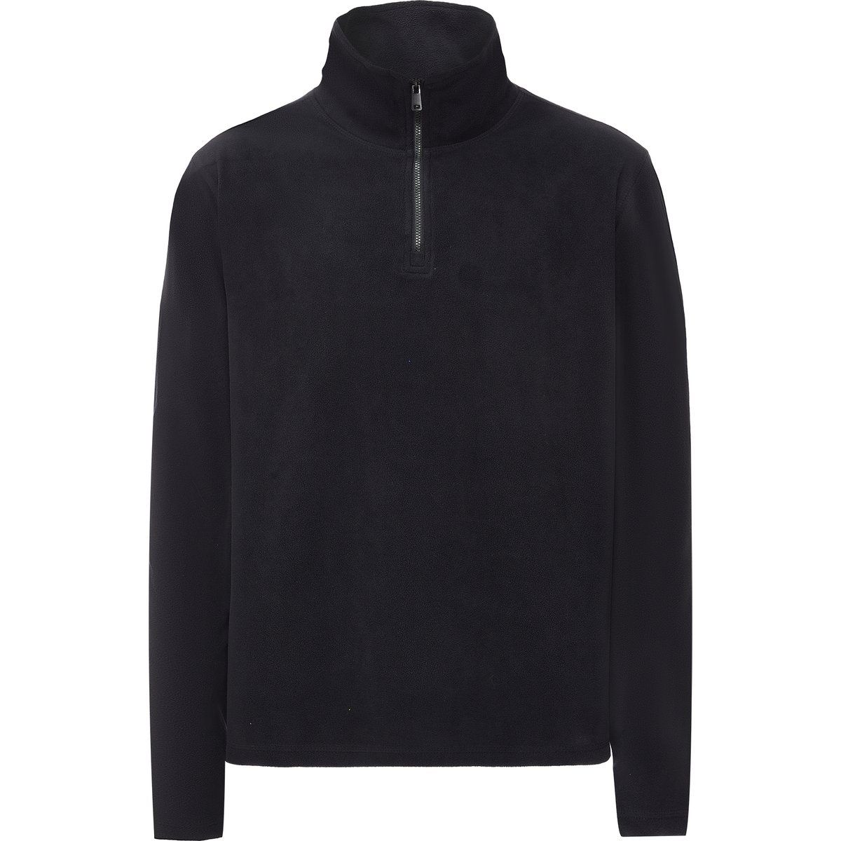 Herren Fleece-Pullover mit Viertelreißverschluss