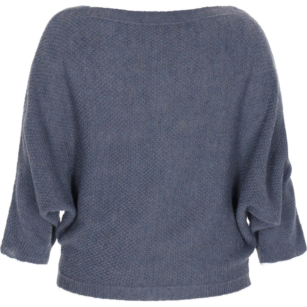 Dreimaster Pullover Frauen grau blau