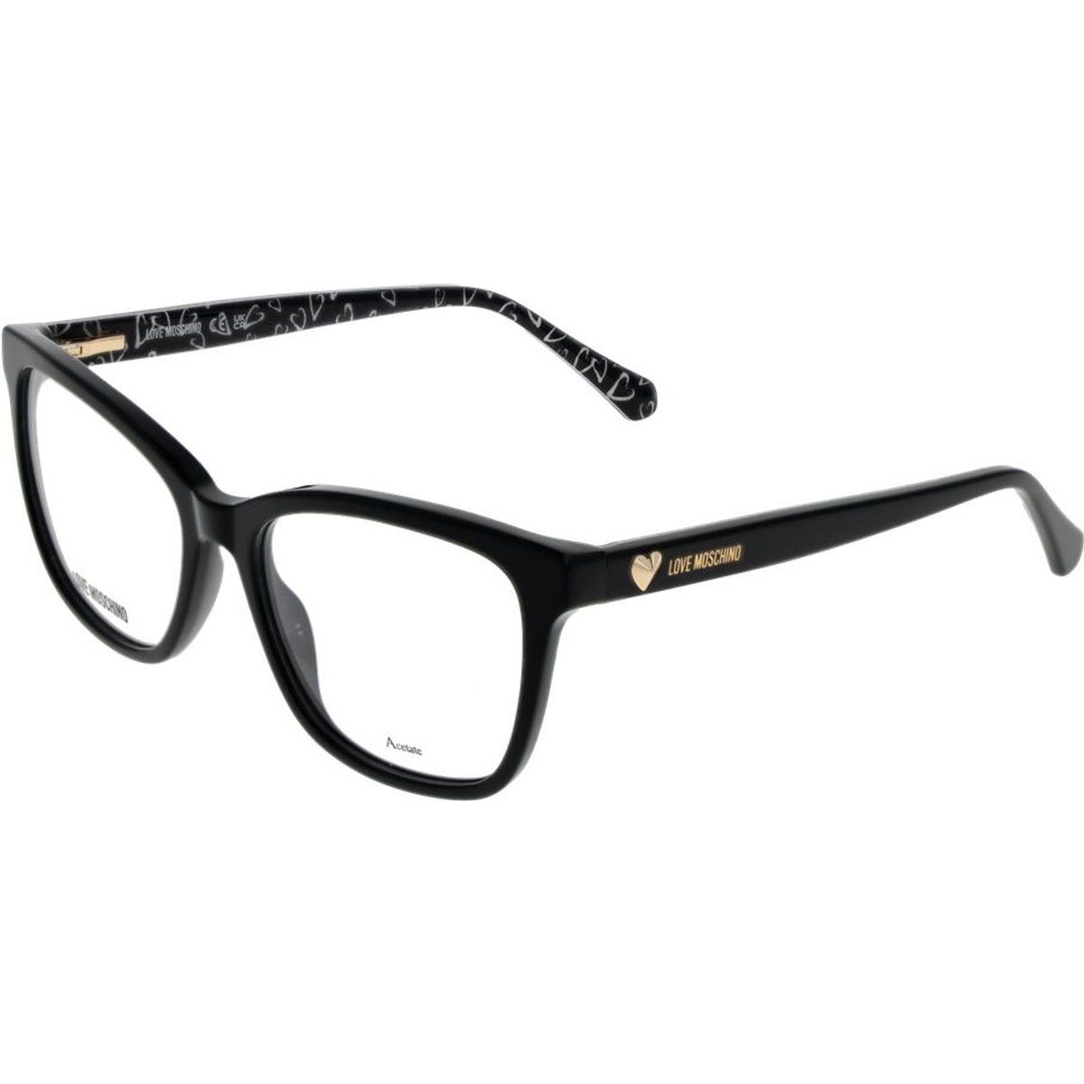 Vl5056 Schwarze Rechteckbrille