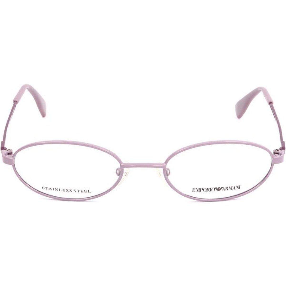 Elegante ovale Edelstahlbrille