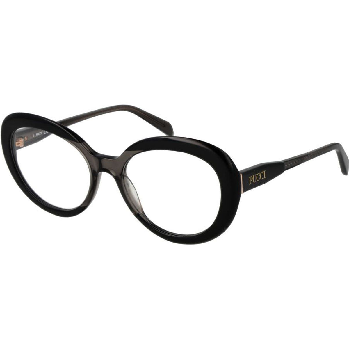Schwarze Acetatbrille (Rahmen)