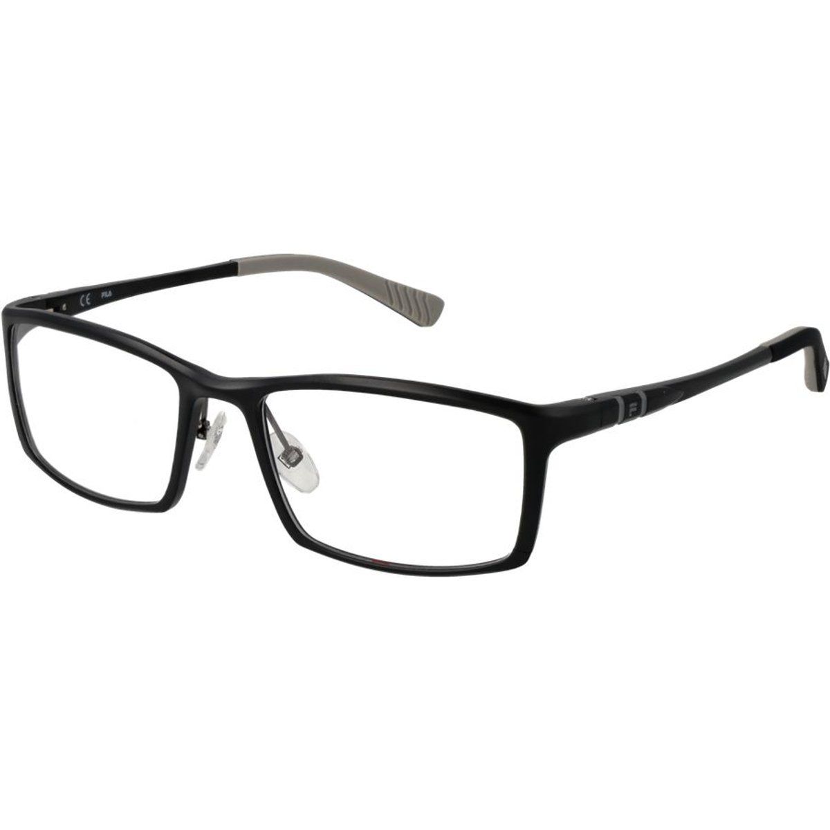 Schwarze Aluminiumbrille (Gestelle)
