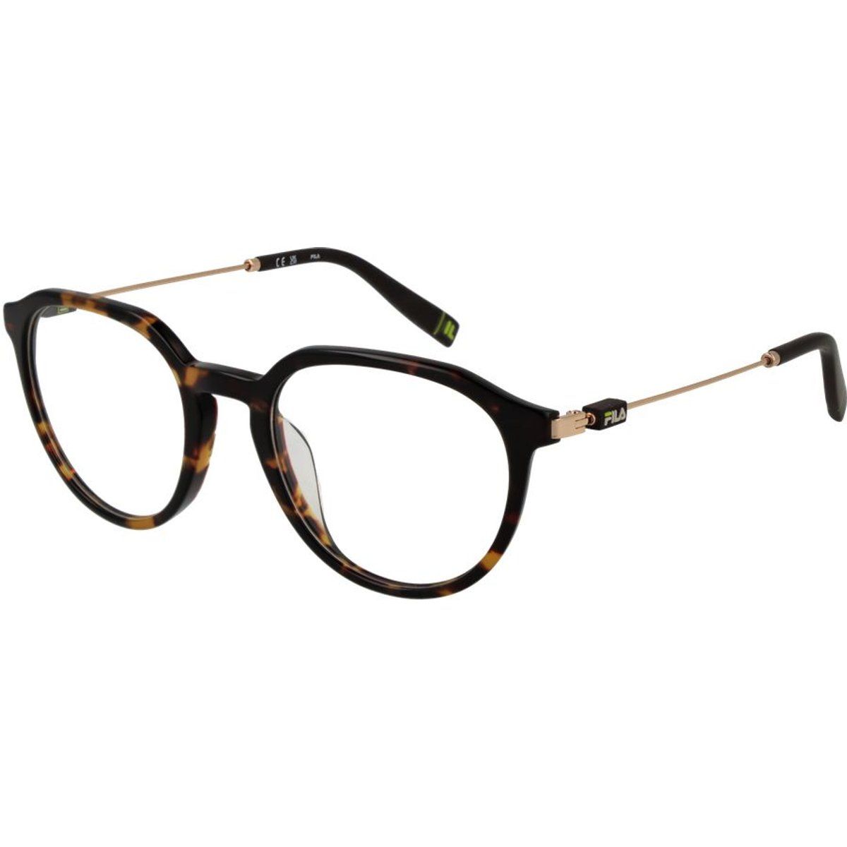 Braune Metall- und Kunststoffbrille (Gestelle)