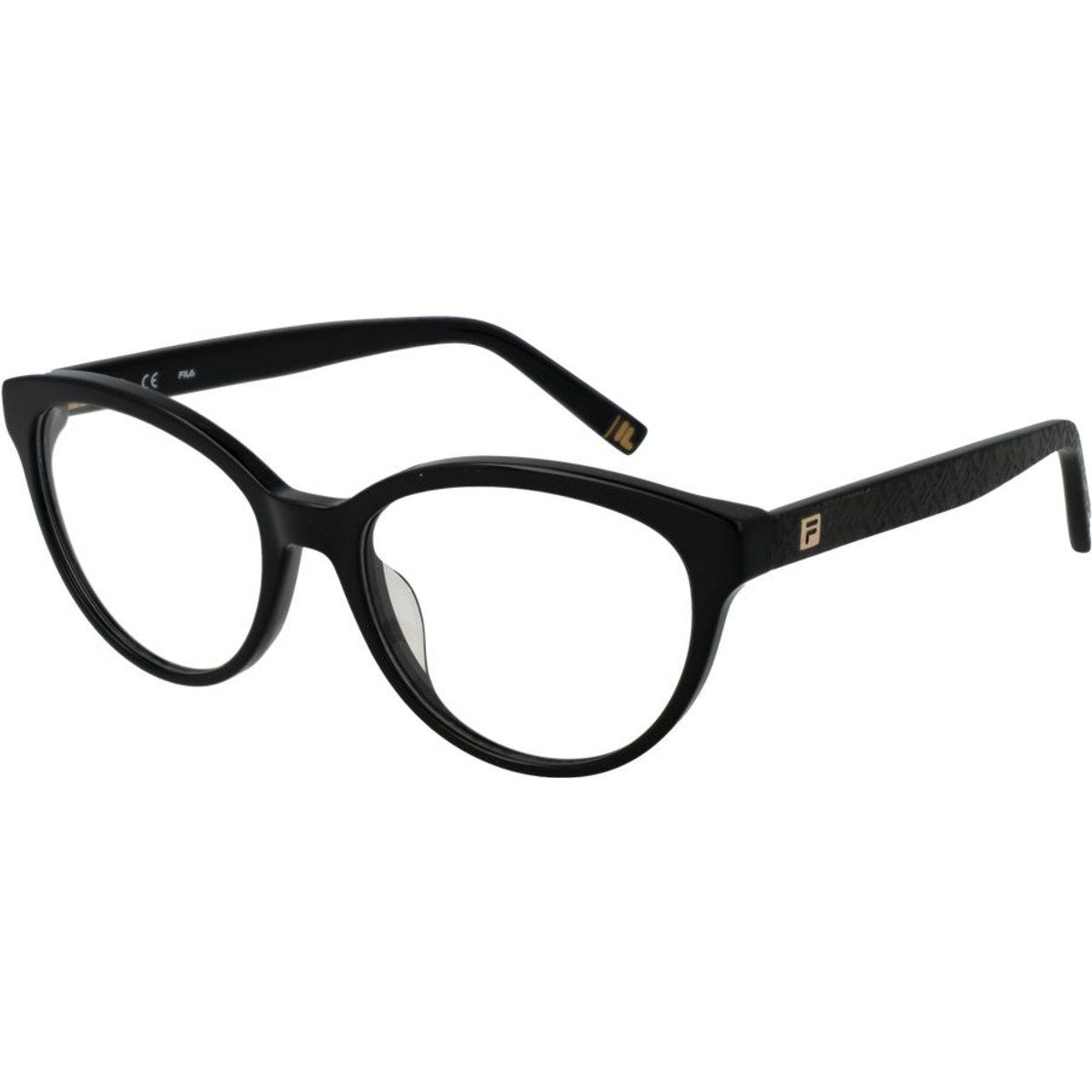 Schwarze Celluloseacetatbrille (Rahmen)