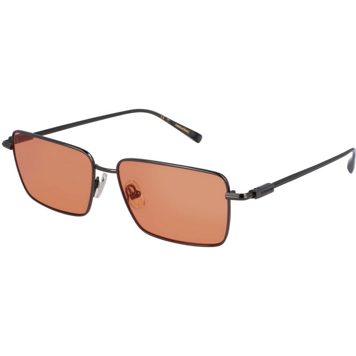 Quadratische Metall Sonnenbrille