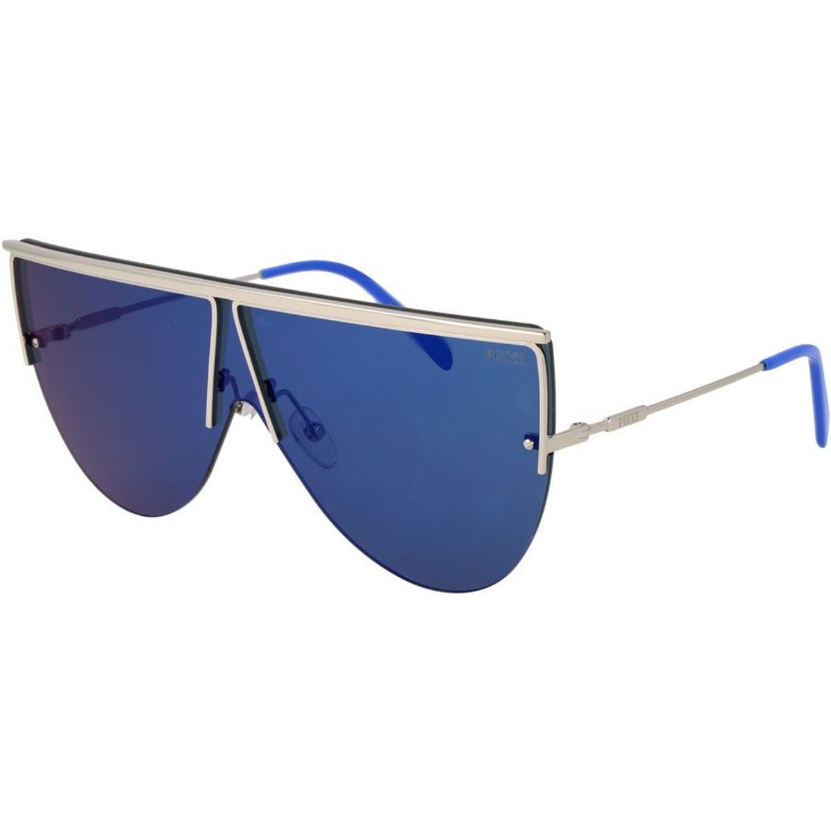 Schild Sonnenbrille Blau