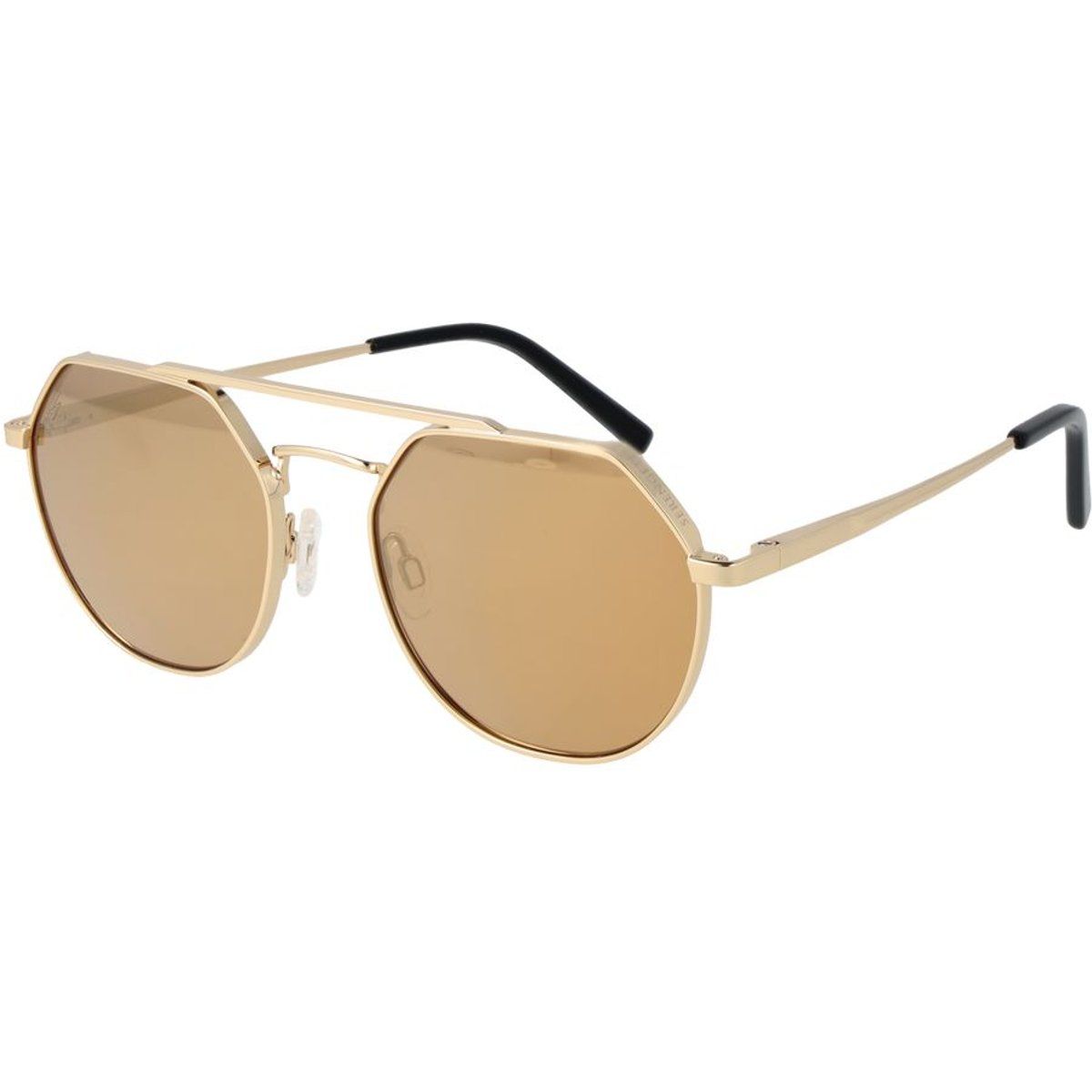 Goldene Metall-Sonnenbrille