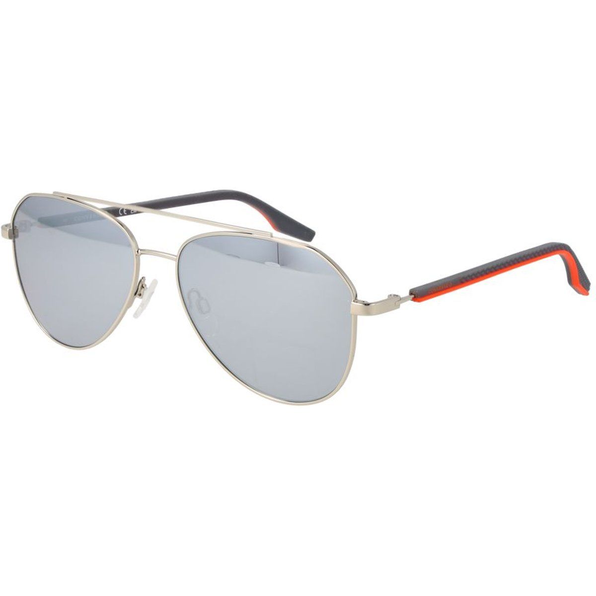 Silberne Gummi-Sonnenbrille