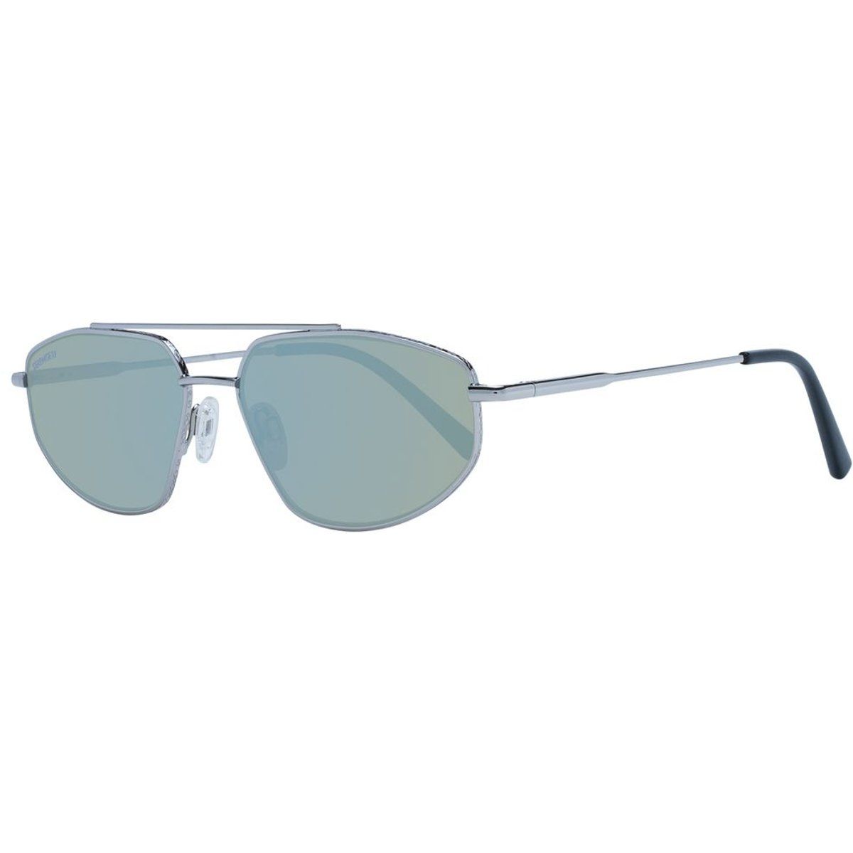 Silberne Metall-Pilotenbrille