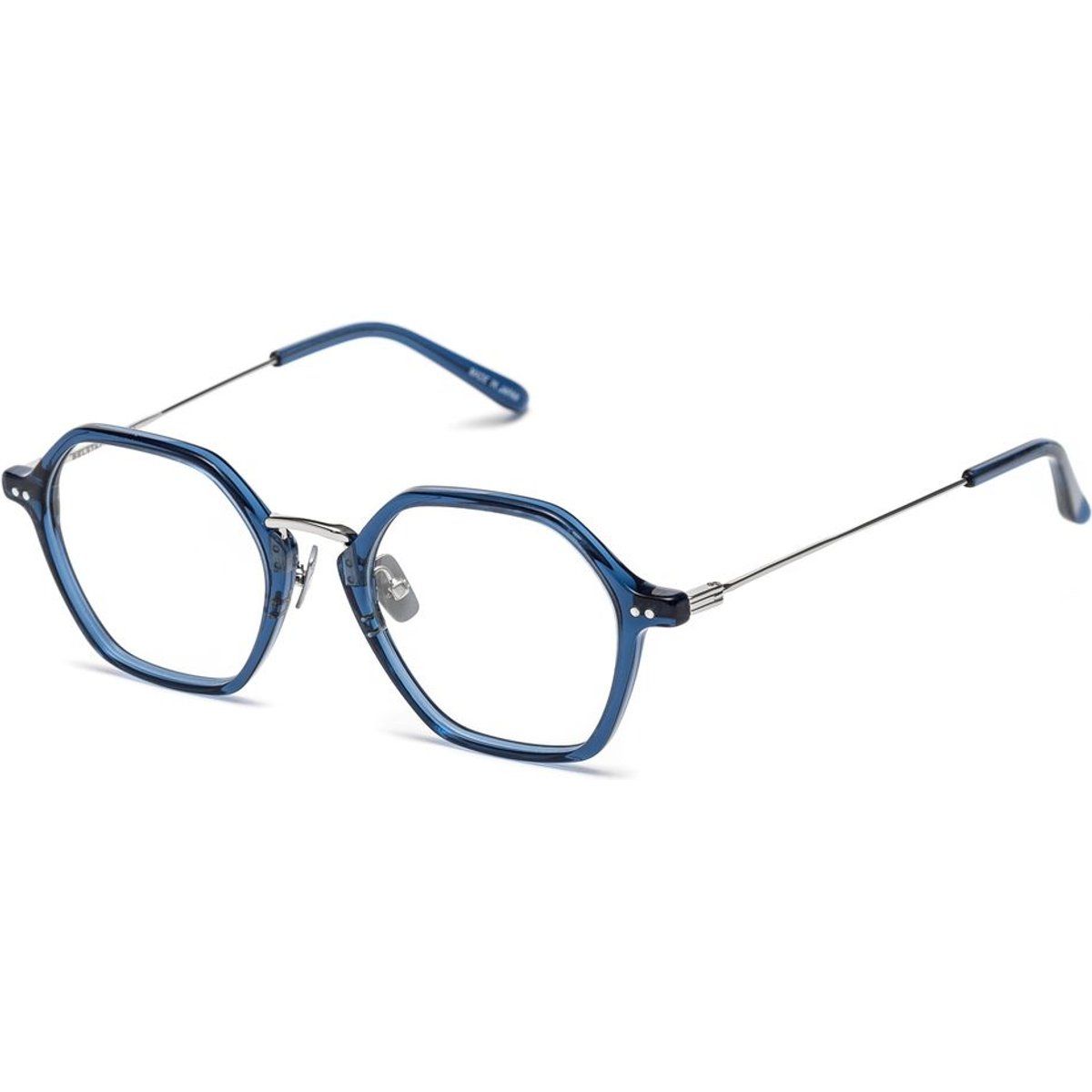 Geometrische optische Brille mit Fassung