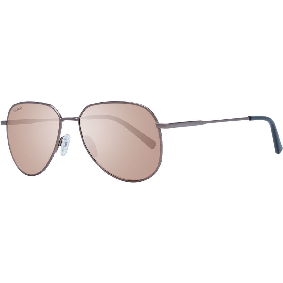 Bronzefarbene Metallsonnenbrille