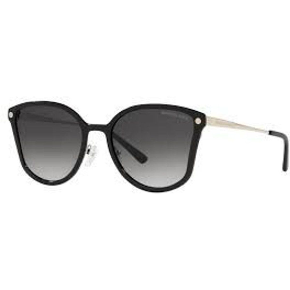 Runde übergroße Sonnenbrille mit Metallbügeln