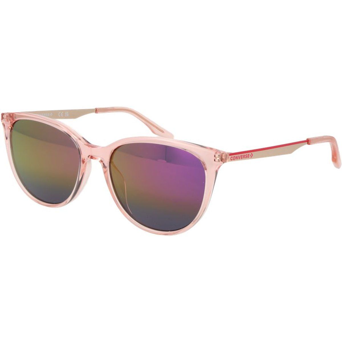 Rosa Metallsonnenbrille
