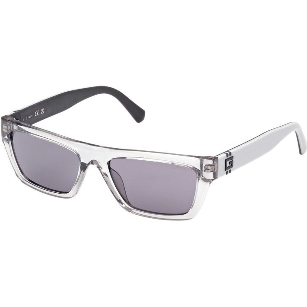 Elegante Sonnenbrille mit transparentem Rahmen