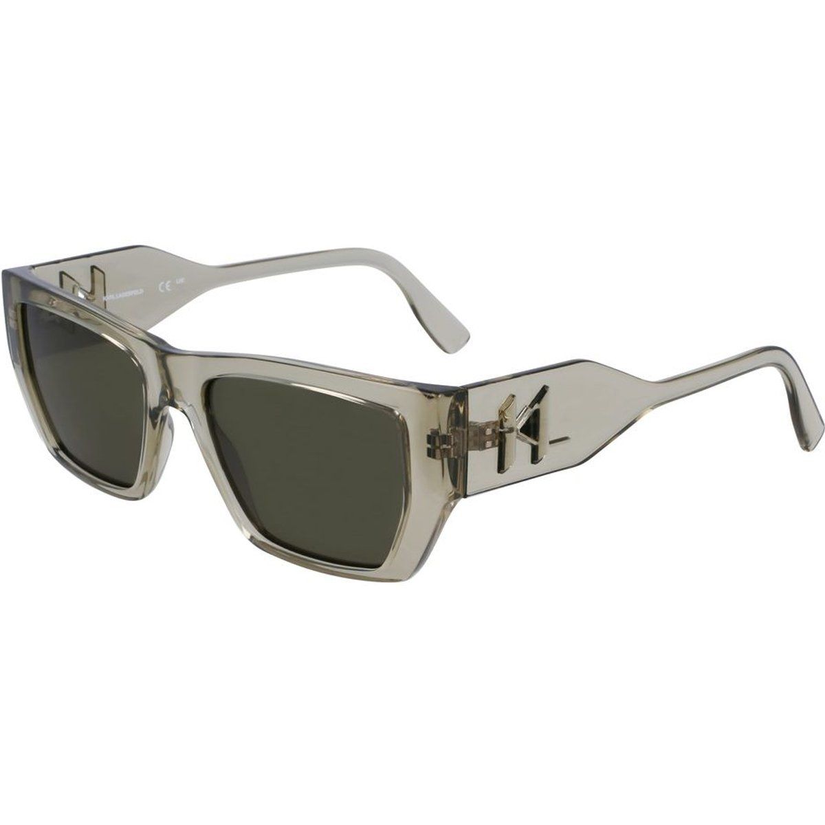 Braune eingespritzte Unisex-Sonnenbrille