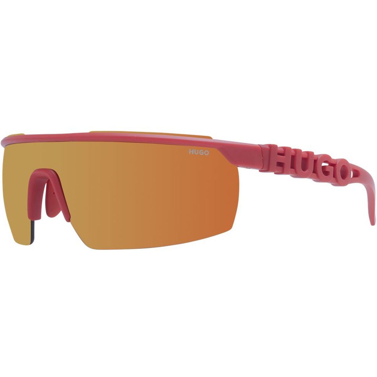 Sportsonnenbrille Roter Rahmen