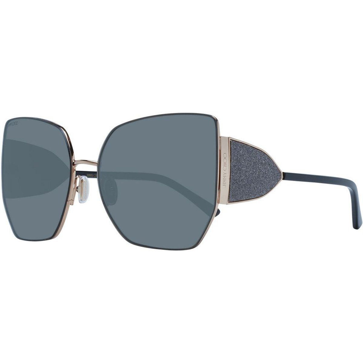 Schwarze Acetat-Sonnenbrille