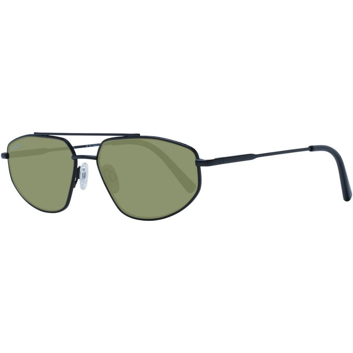 Schwarze Metall-Sonnenbrille