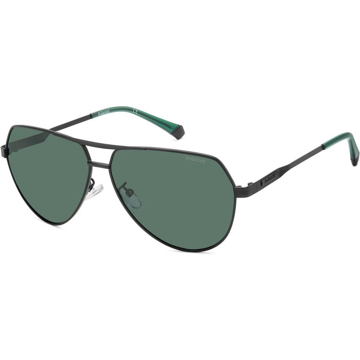 Schwarze Metall-Sonnenbrille