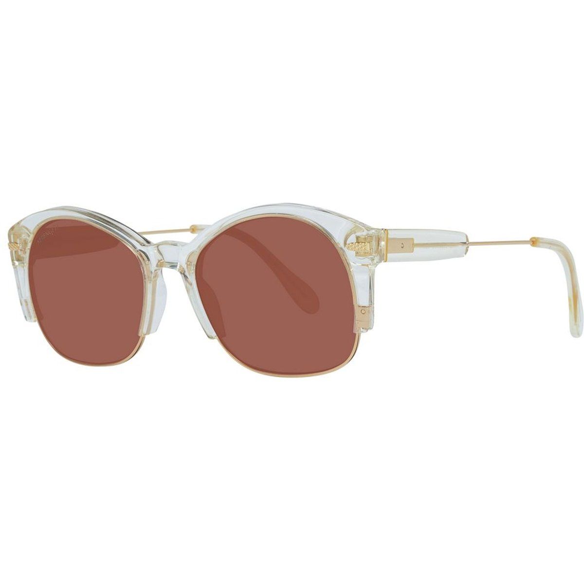 Goldene Acetat- und Metall-Sonnenbrille