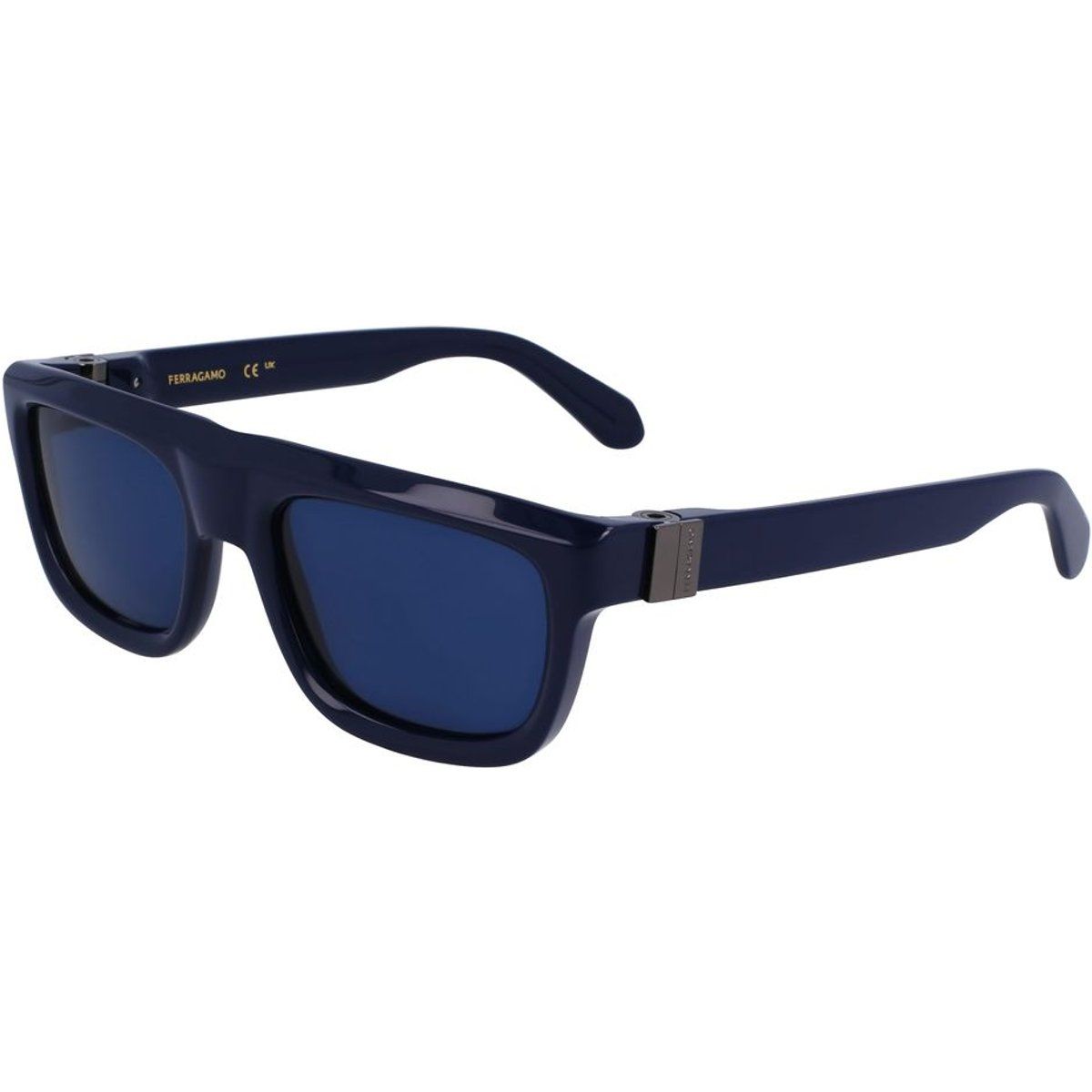 Quadratische Acetat-Rahmen Sonnenbrille
