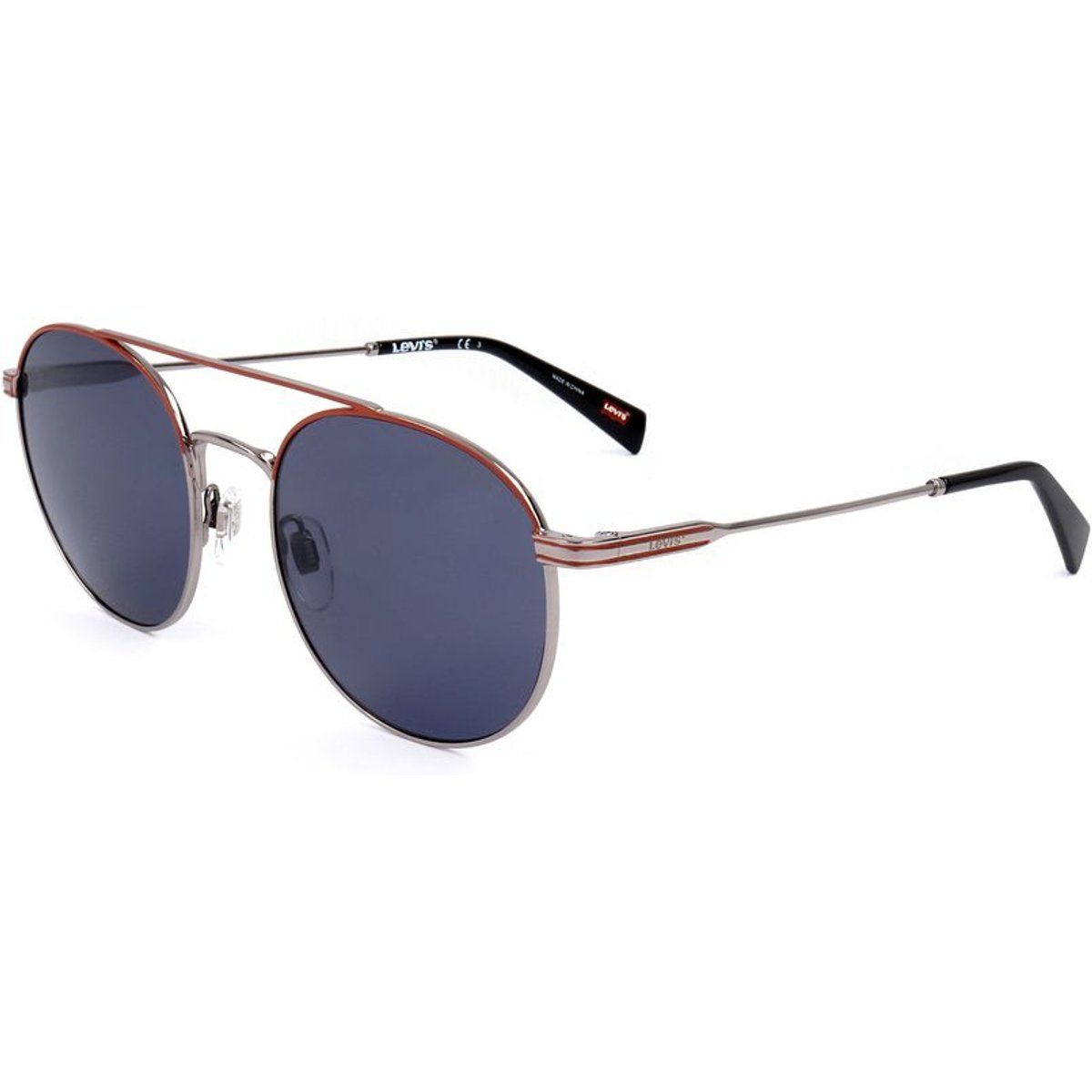 Runde Sonnenbrille mit Metallrahmen