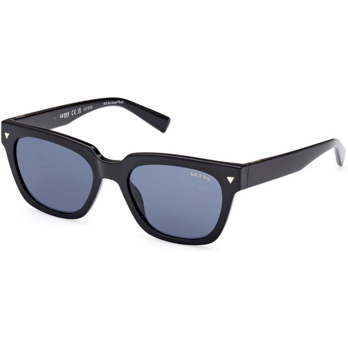 Klassische Sonnenbrille aus schwarzem Harz