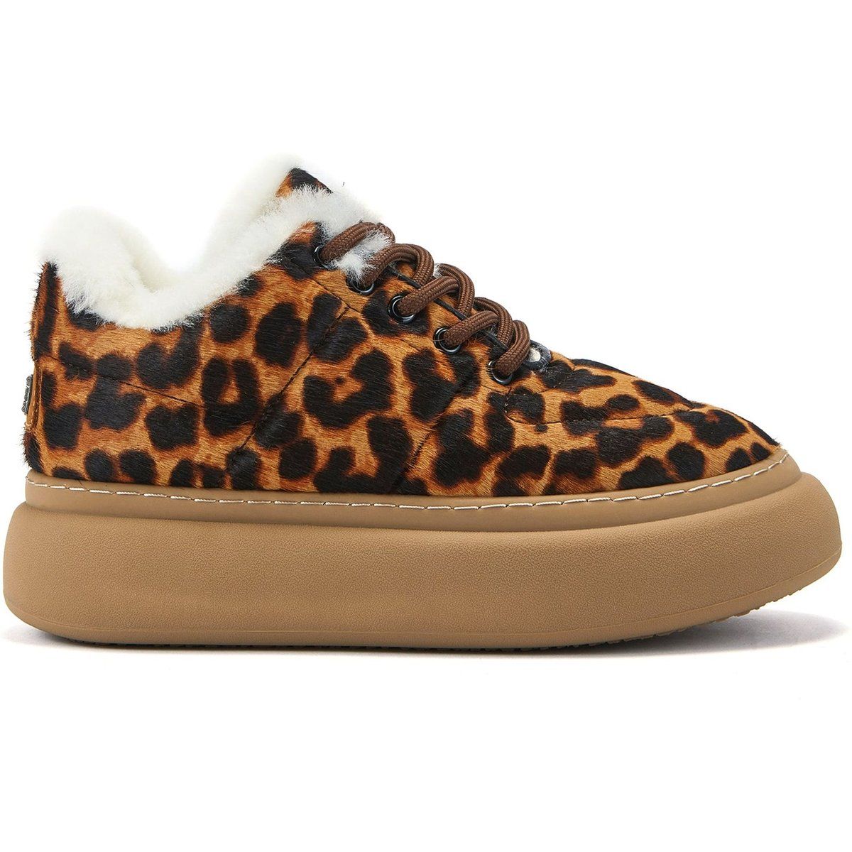 Leopard-Print Low-Top Sneaker