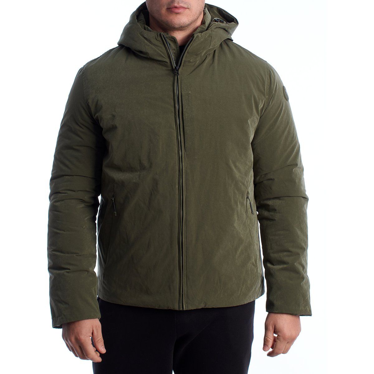 Herren Winterjacke mit Kapuze