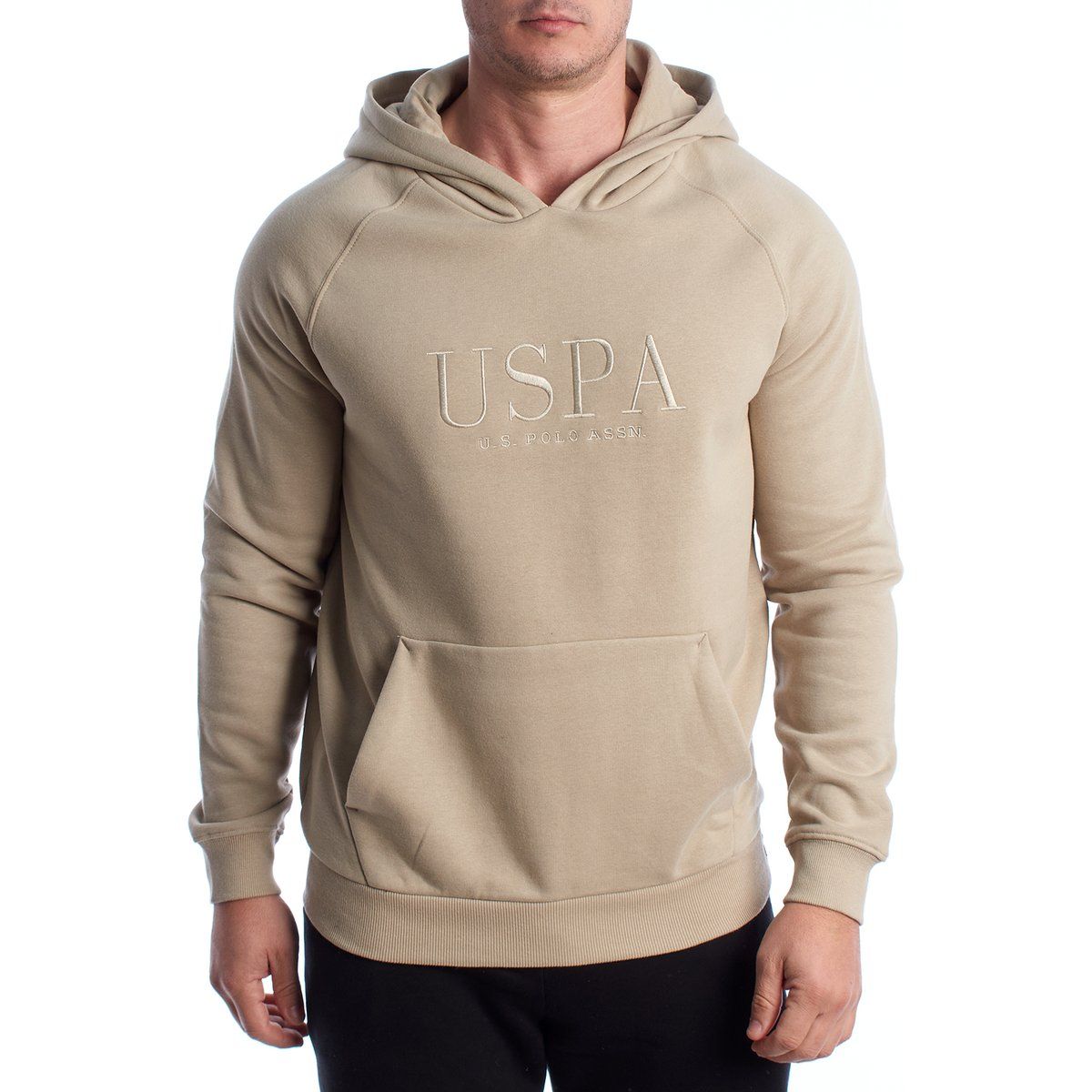 Herren Fleece-Pullover-Hoodie