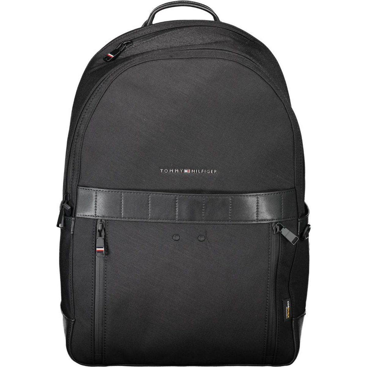 Eleganter minimalistischer schwarzer Rucksack
