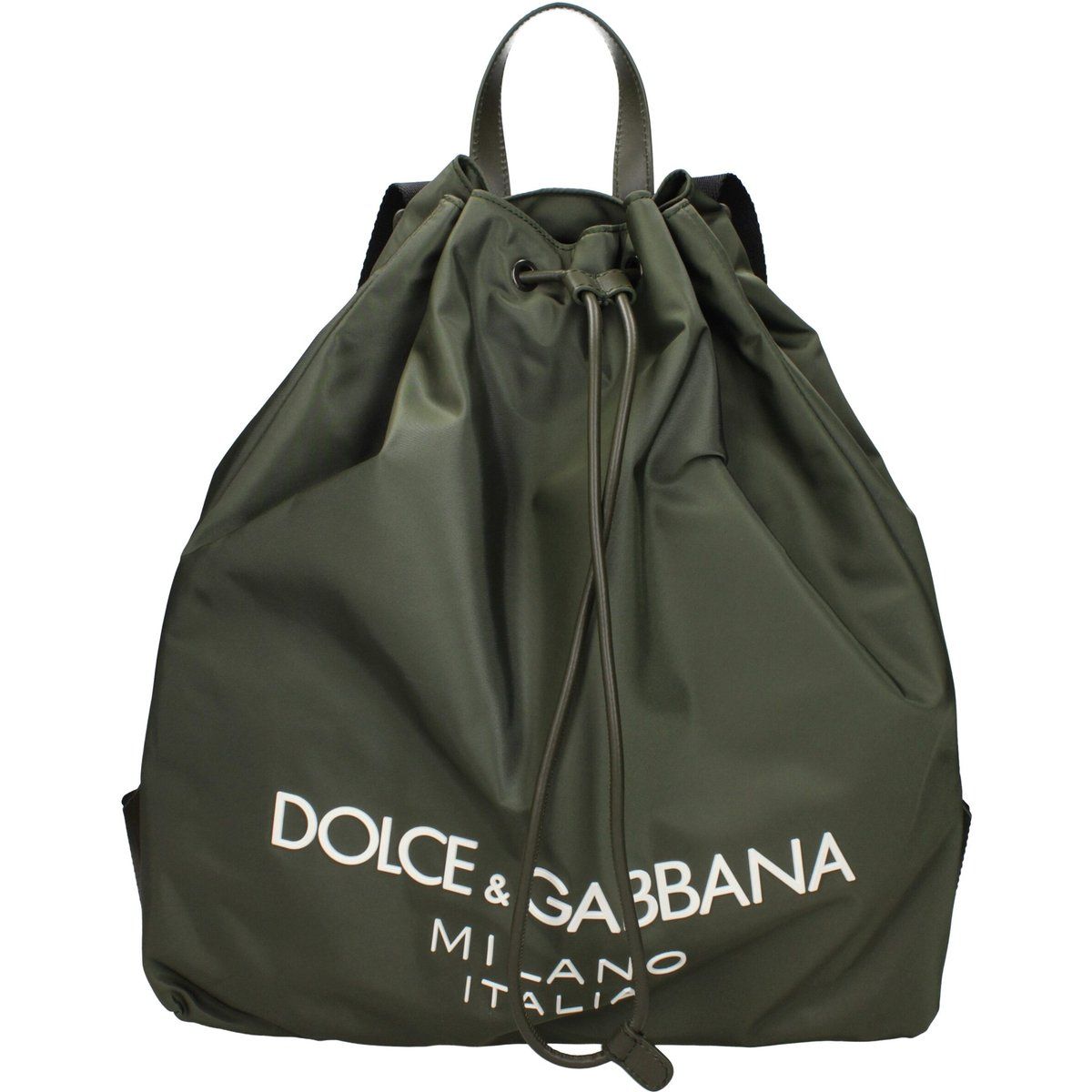 Grüner Nylon Rucksack