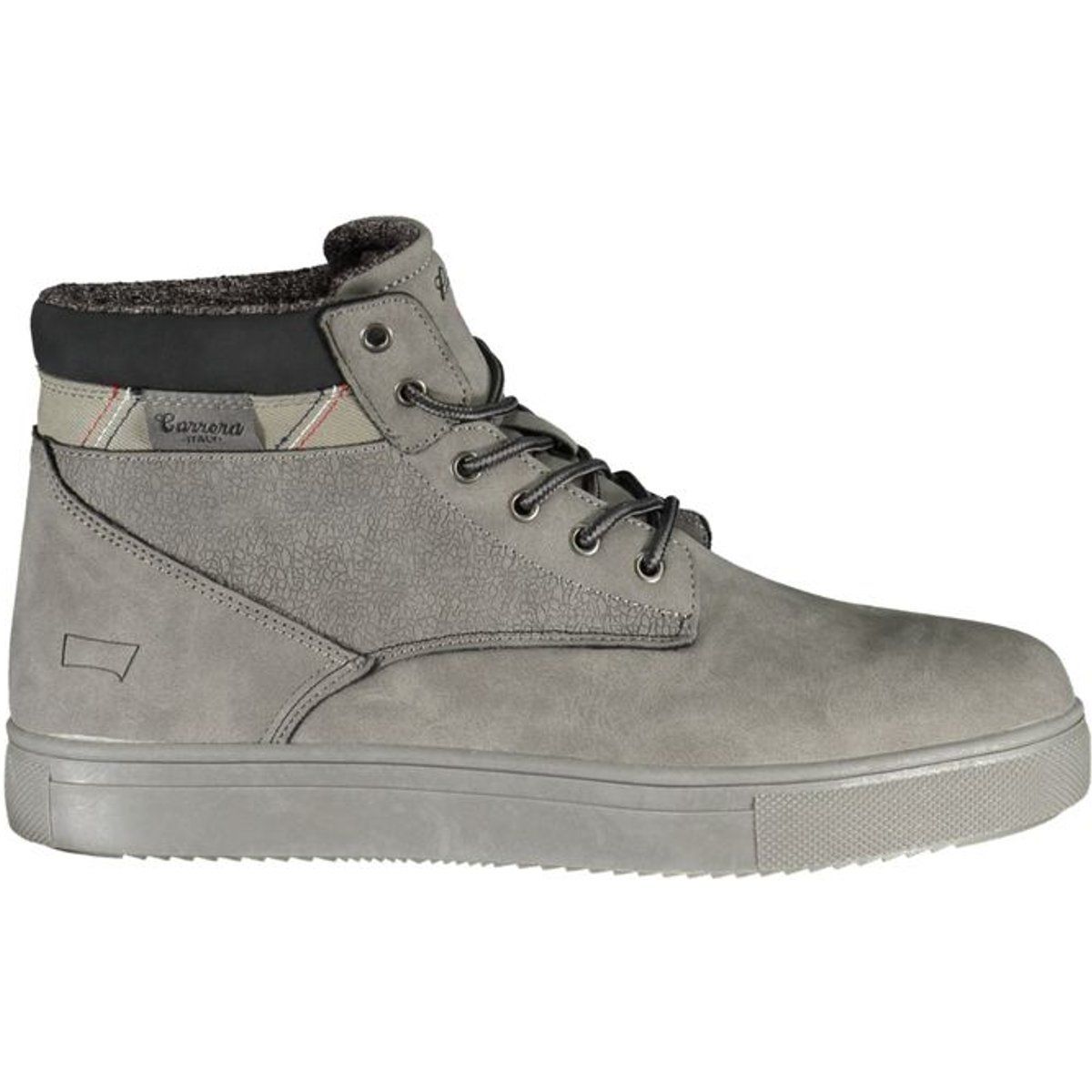 Lässige graue Mid-Top-Stiefel