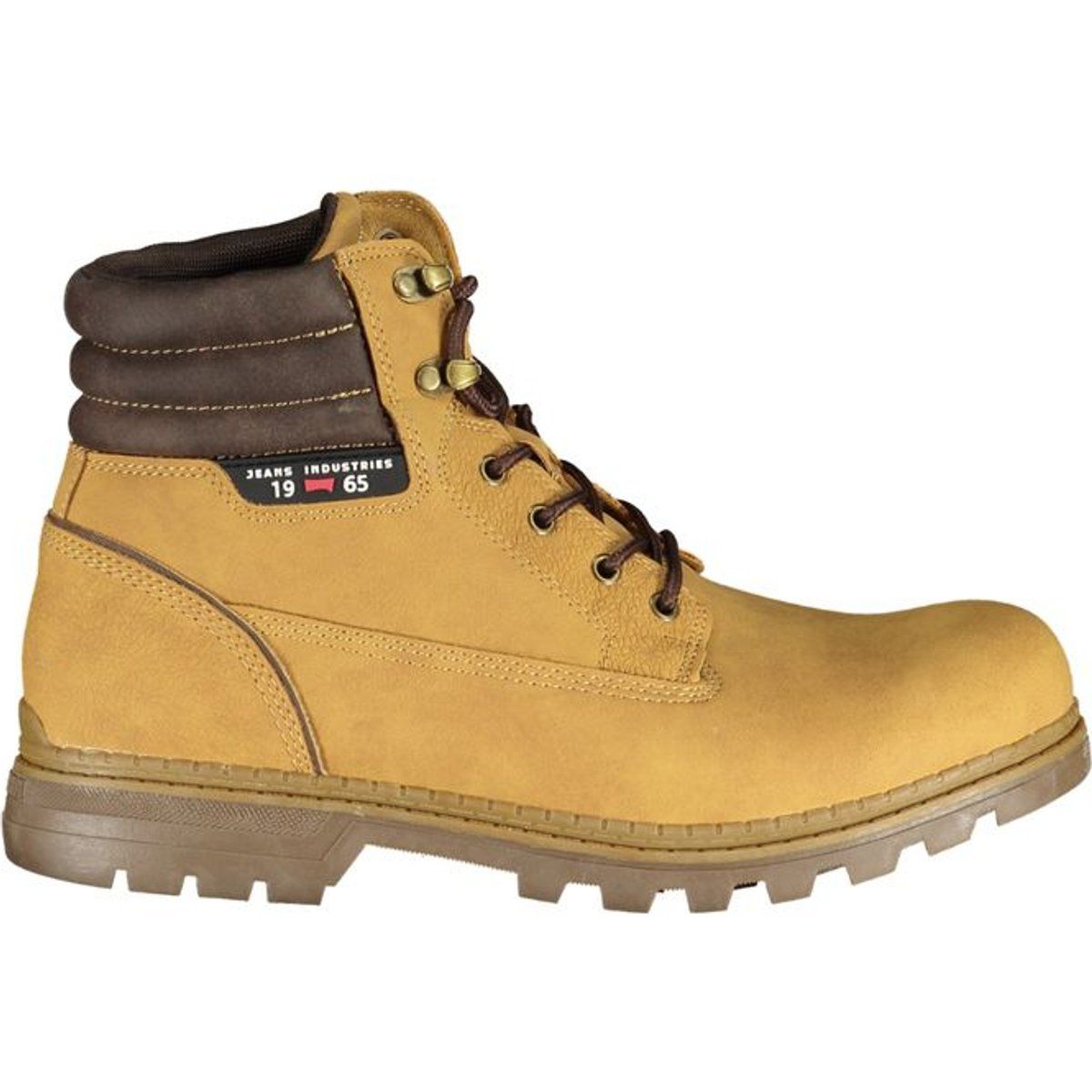 Lässige Lederstiefel zum Schnüren