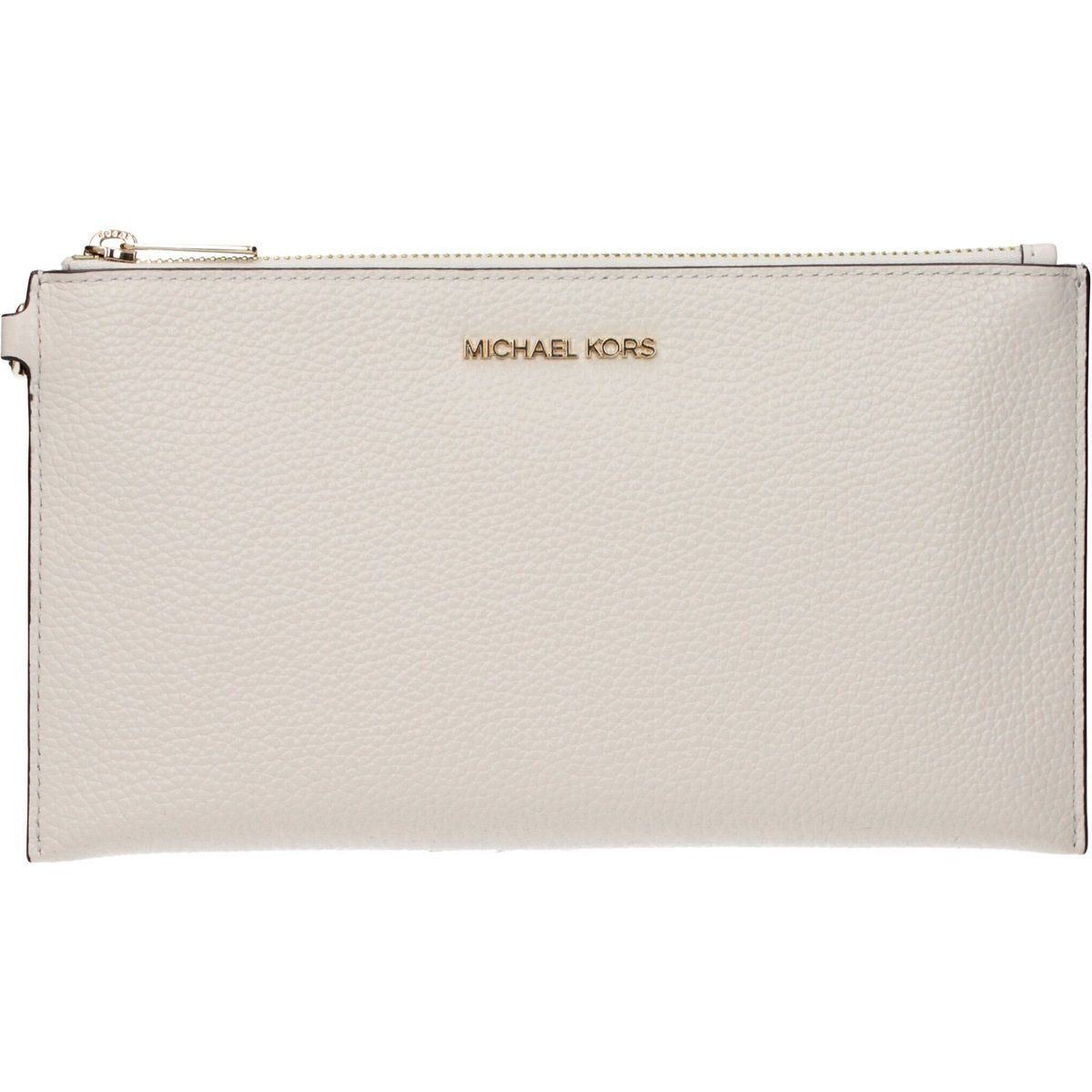Leder Clutch mit Reißverschluss