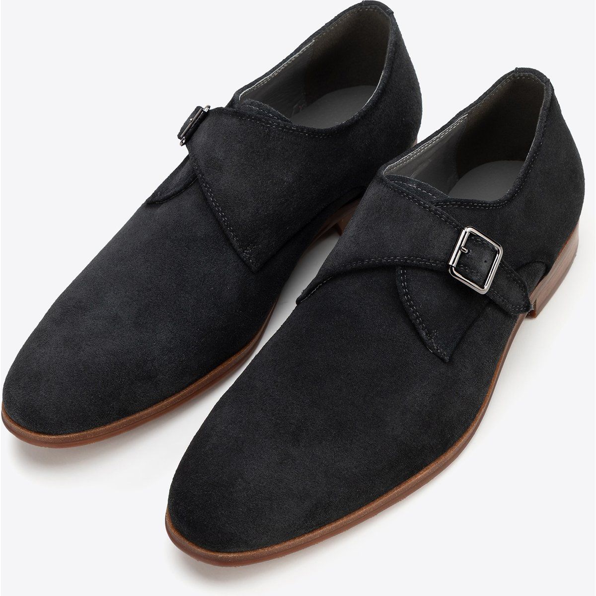Herren Monk Strap Schuhe aus Wildleder