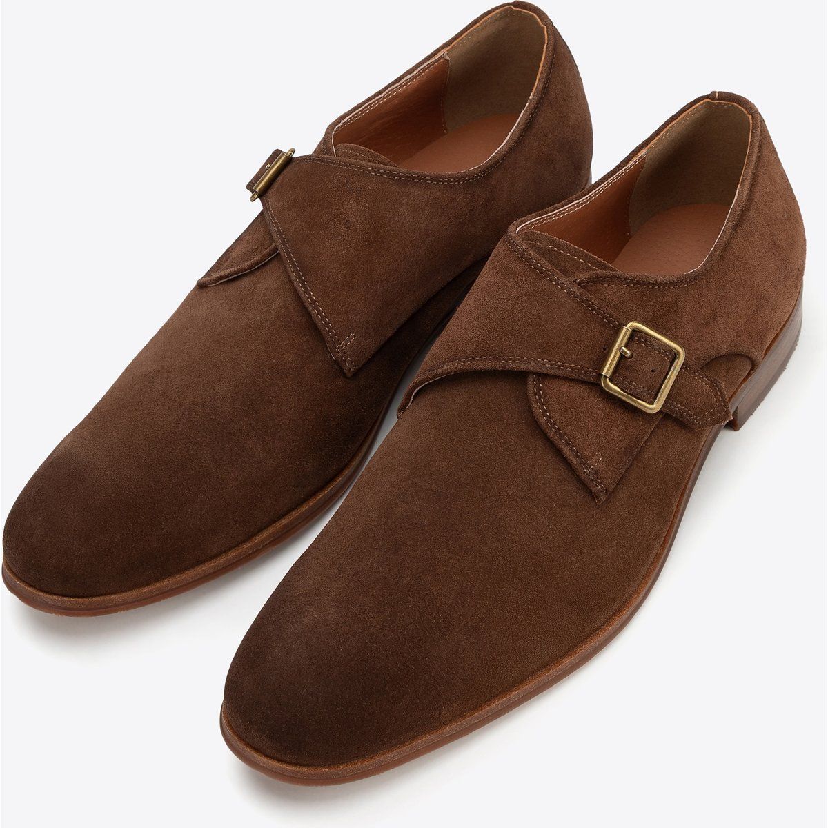Herren Monk Strap Schuhe aus Wildleder