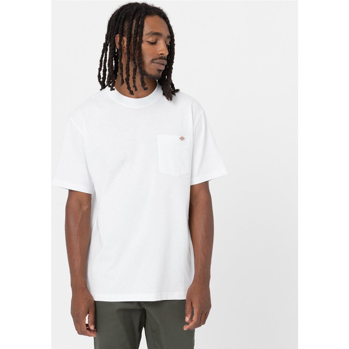 Herren Kurzarm T-Shirt mit Tasche